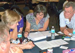 Five People Around Table